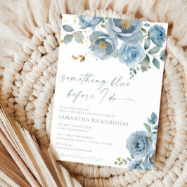 Något blått innan jag gör blommigt möhippa inbjudningar