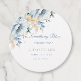 Något blått innan jag gör bröllopsdusch för blivan gåvor etiketter