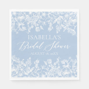 Något Blått Innan Jag Gör Bröllopsdusch Servetter