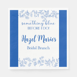 Något blått innan jag gör Chic Luncheon Napkins Pappersservett