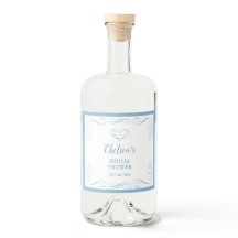 Något Blått Innan Jag Gör Elegant Bröllopsdusch