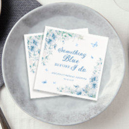 Något blått innan jag gör Elegant Möhippa Pappersservett