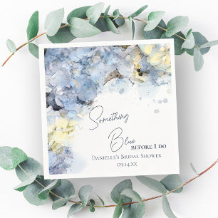 Något blått innan jag gör Hydrangea-Möhippa Pappersservett