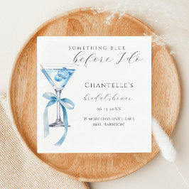 Något blått innan jag gör Martini Möhippa Pappersservett