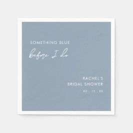 Något blått innan jag gör modern Möhippa Pappersservett