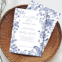 Något blått innan jag gör Möhippa Inbjudan