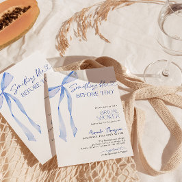 Något blått innan jag gör Möhippa Inbjudan