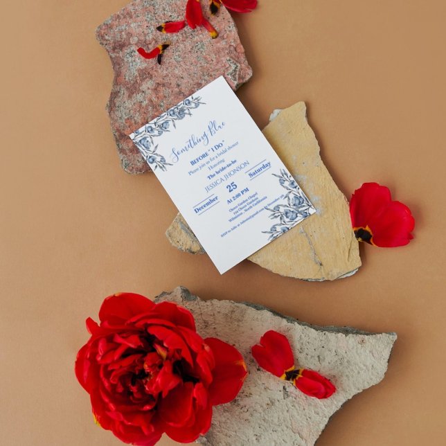 Något blått innan jag gör möhippa inbjudningar (Skapare uppladdad)