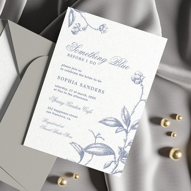 Något blått innan jag gör möhippa inbjudningar (Skapare uppladdad)