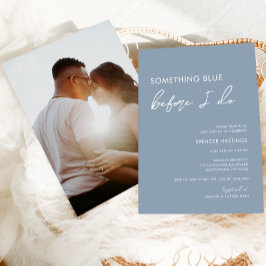 Något blått innan jag gör Möhippa Modern Inbjudningar