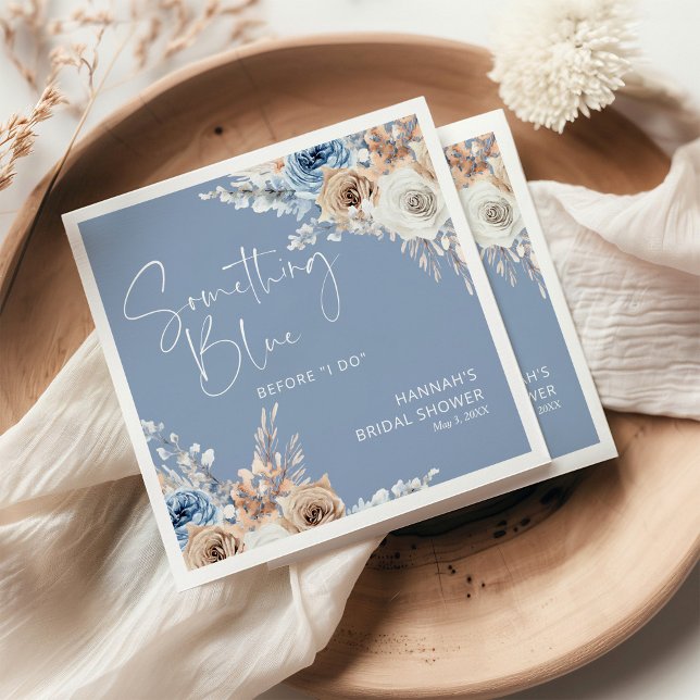 Något blått innan jag gör Möhippa Pappersservett (Skapare uppladdad)