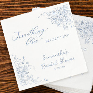 Något blått innan jag gör Möhippa Pappersservett