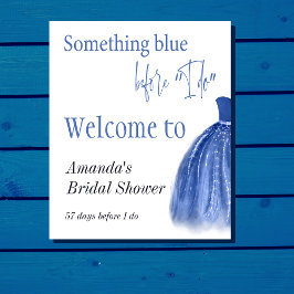 Något blått innan jag gör Möhippa Poster