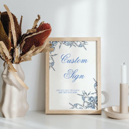 Något blått innan jag gör möhippa-tecken poster