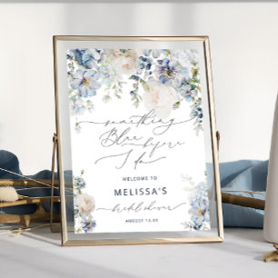 Något blått innan jag gör Möhippa Välkommen Poster