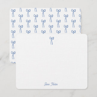 Något blått Möhippa-Anpassningsbar för Coquette Bo Anteckningskort