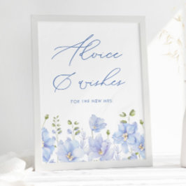 Något blått Möhippa och Önskemål Poster