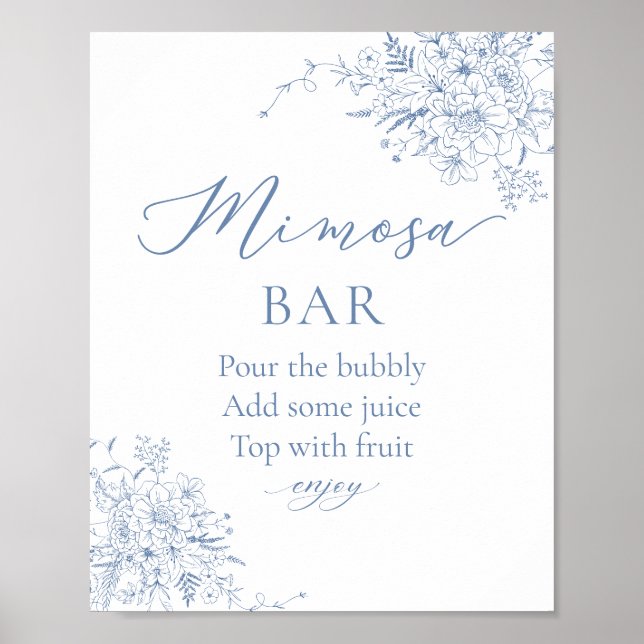 Något Blue Möhippa Mimosa Pub Poster (Framsidan)