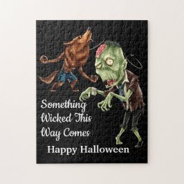 Något elakt Halloween Pussel