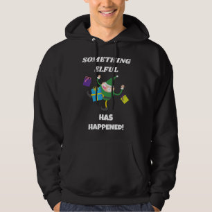 Något elakt har hänt! Cute Jul Elf G Hoodie