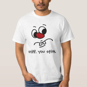 Något Grumpy Stinky ansikte Tee