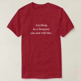 Något I En Fängelsehåla Rolig Fras Med Vit Text T Shirt