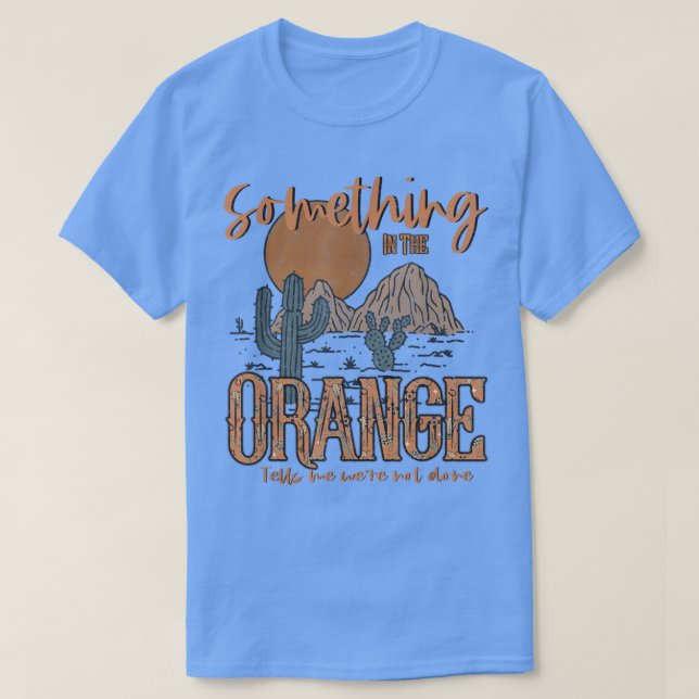 Något i orange land western t shirt (Design framsida)