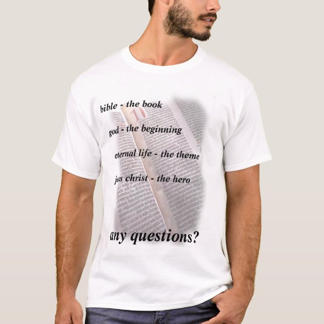 något ifrågasätter? 1 tee shirt (Framsida)