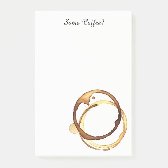 Något kaffe? post-it block (Framsida)
