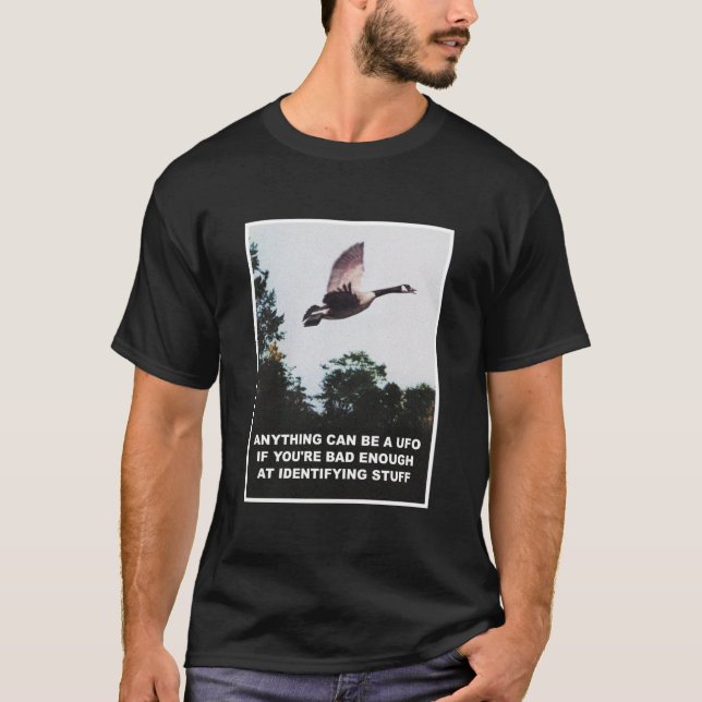 Något kan vara en UFO Tee Shirt (Framsida)