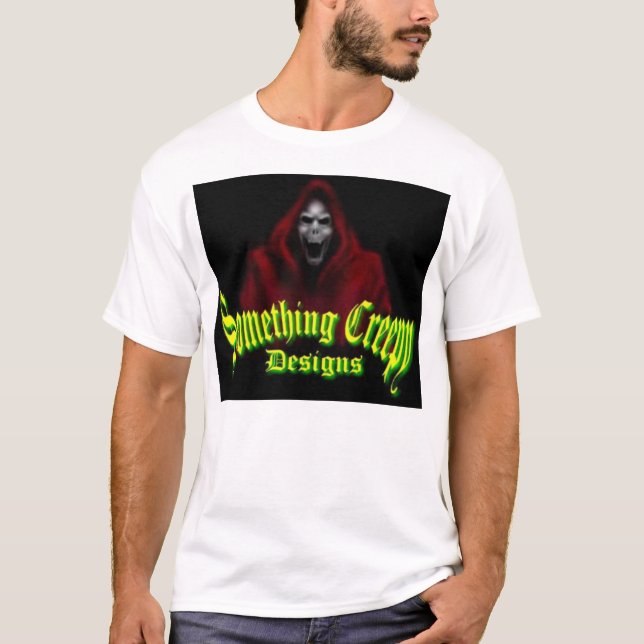 något kusliga designer tee shirt (Framsida)