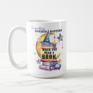 Något Magiskt Händer När Du Läser En Bok Kaffemugg