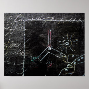 Något märkligt på den här svarta arbetsytan 1 Post Poster