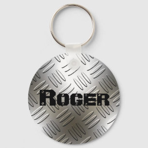 Något namn på metalldiamanten pläterar Keychain Nyckelring