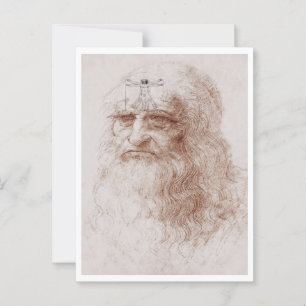 Något på min minne, Leonardo da Vincis porträtt Vykort