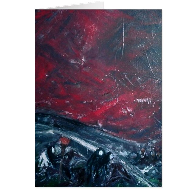 NÅGOT RIDERS HÄLSNINGSKORT (Framsidan)