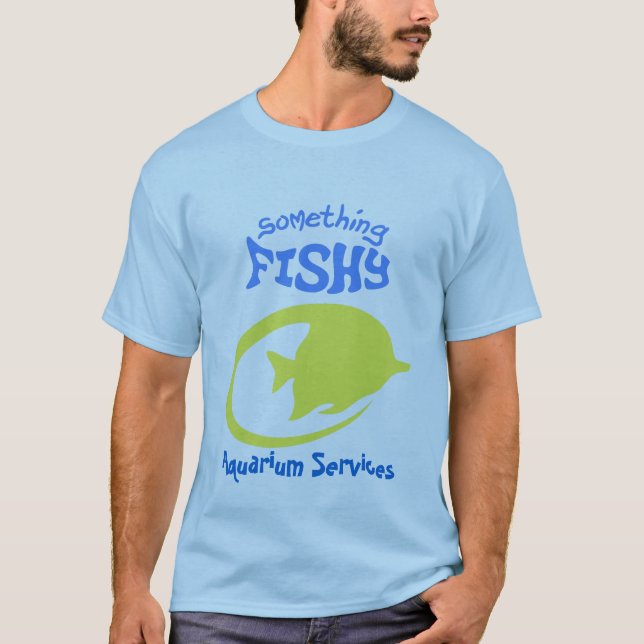 Något skumt akvarium Svcs Tee Shirt (Framsida)