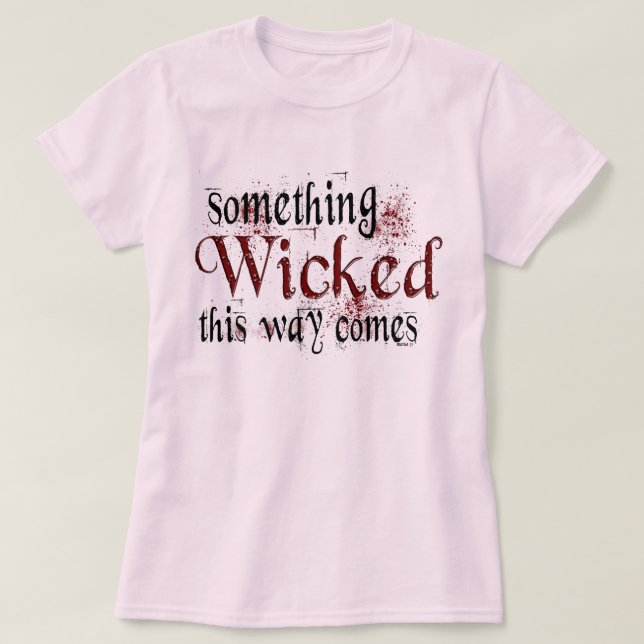 Något som är ond t-shirt (Design framsida)