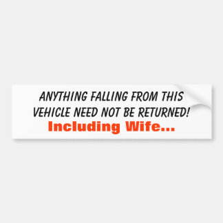 Något som faller från detta fordon, behöver inte bildekal