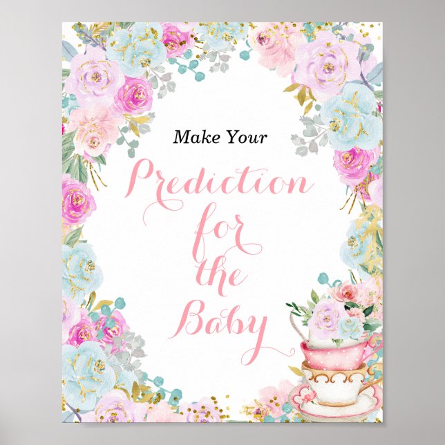 Något Sweet är Breawing Predictions för baby Poster (Framsidan)