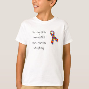något till något att säga - autism tee shirt