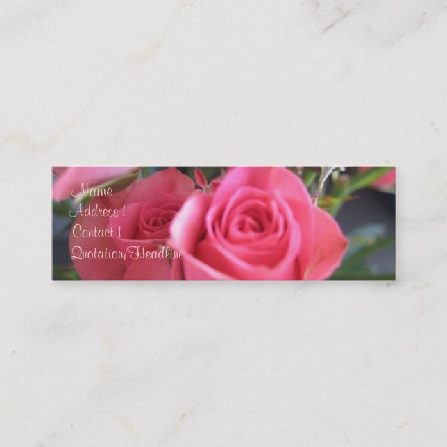 Något tillfälle noterar kortet mini visitkort (Framsida)