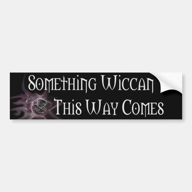 Något Wiccan bildekal (Framsidan)