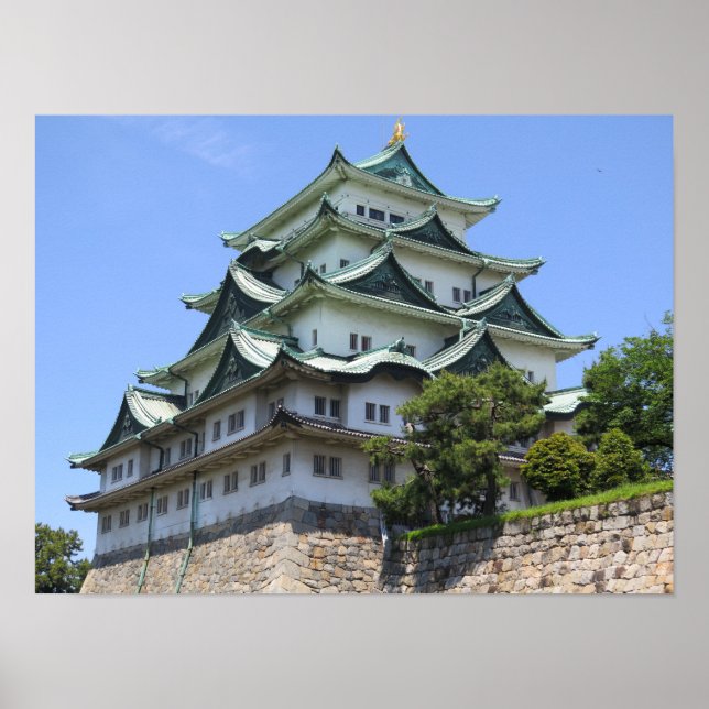 Nagoya Castle Japan Poster (Framsidan)