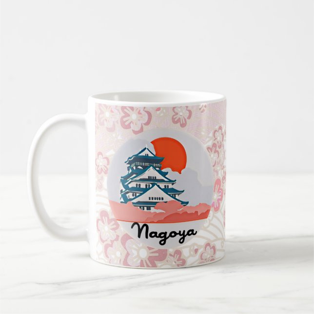 Nagoya ville du japon kaffemugg (Vänster)