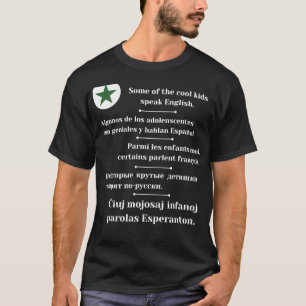 Några av coolans barn talar engelska t shirt