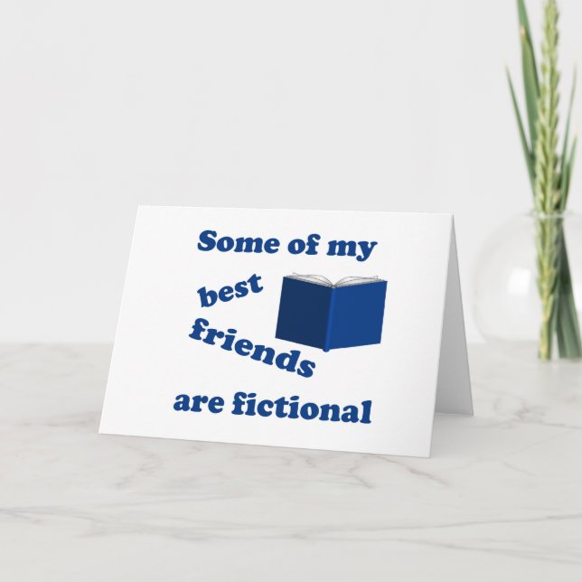 Några av min bästa vän är Fictional Kort (Framsida)