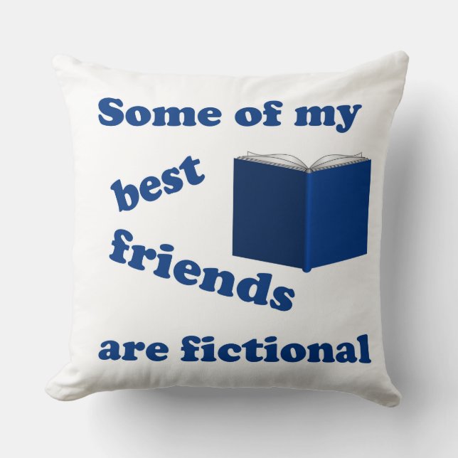Några av mina bästa vänner är Fictional Kudde (Framsida)