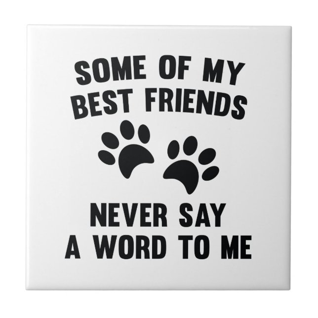 Några av mina bästa vänner kakelplatta (Framsidan)