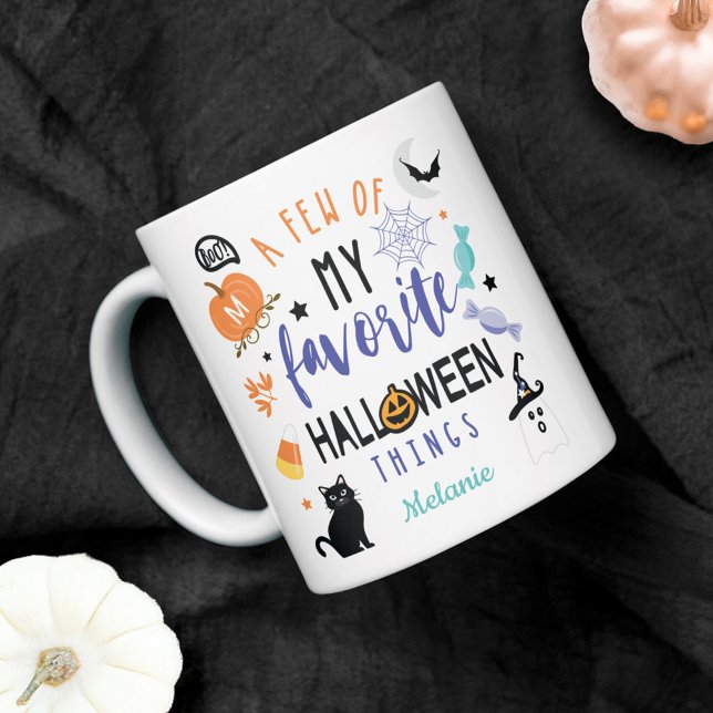 Några av mina favoriter Halloween Sak Monogram Kaffemugg (Skapare uppladdad)